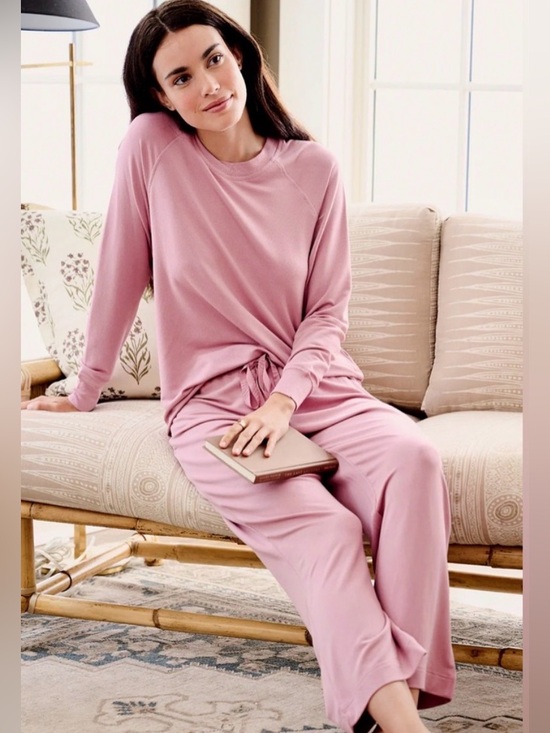 LAKE Other - NWOT LAKE Relax Lounge Pants Set in Dusty Rose Carnation Pink M